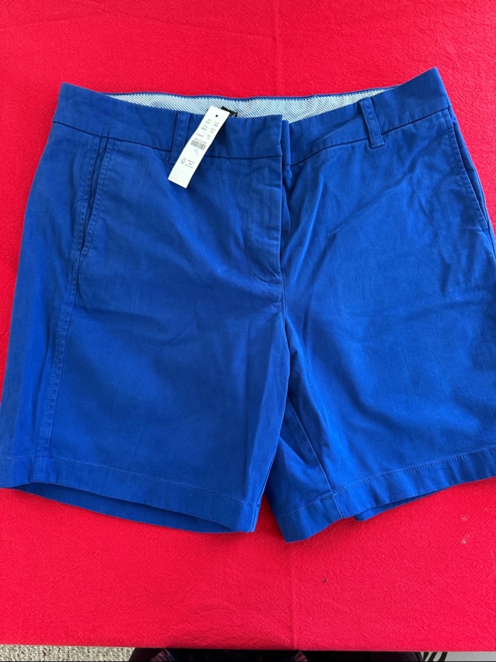 J. Crew Harbor Blue Shorts Size 10 NWT